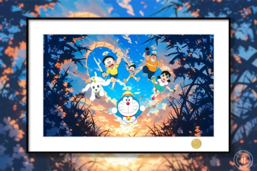 New Nobita's Great Demon-Peko Decorative Painting - Doraemon - H-TWO Studio - Image 1