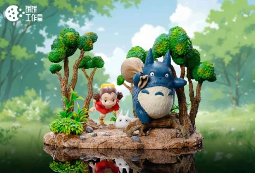 Hayao Miyazaki Movie Series Totoro - My Neighbor Totoro Resin Statue - BingBing Studio - Image 1