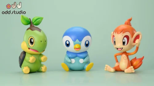 Chibi Ver. Sinnoh Starter Pokemon - Pokemon Resin Statue - odd Studio - Image 2