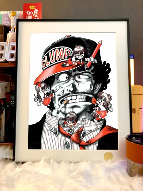 Senbei Norimaki Decorative Painting - Dr. Slump - Xingkong Studio - Image 2