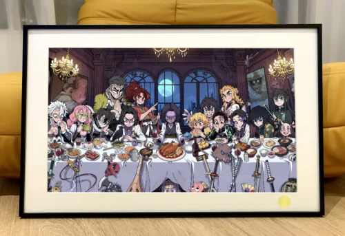 The Last Supper Decorative Painting - Demon Slayer: Kimetsu No Yaiba - Xingkong Studio - Image 1