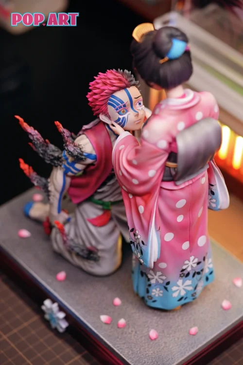 1/6 Scale Akaza & Koyuki Soyama - Demon Slayer: Kimetsu No Yaiba Resin Statue - POP.ART Studio - Image 2