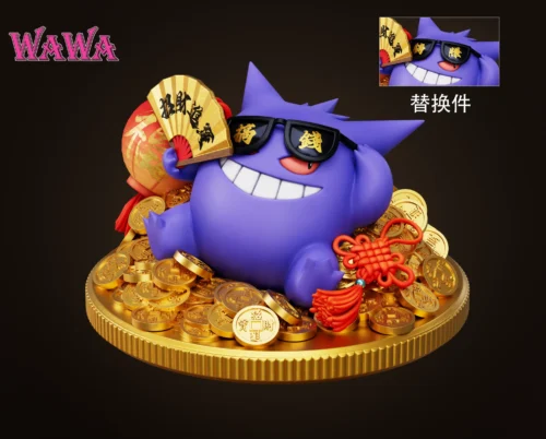 Lucky Gengar - Pokemon Resin Statue - WAWA Studio - Image 2
