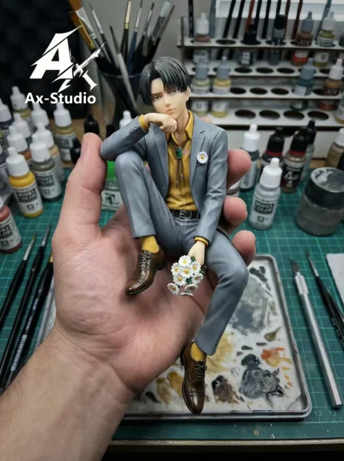 Chair Series 001 Levi Ackerman - Attack On Titan Resin Statue - AA-Studio - Image 2