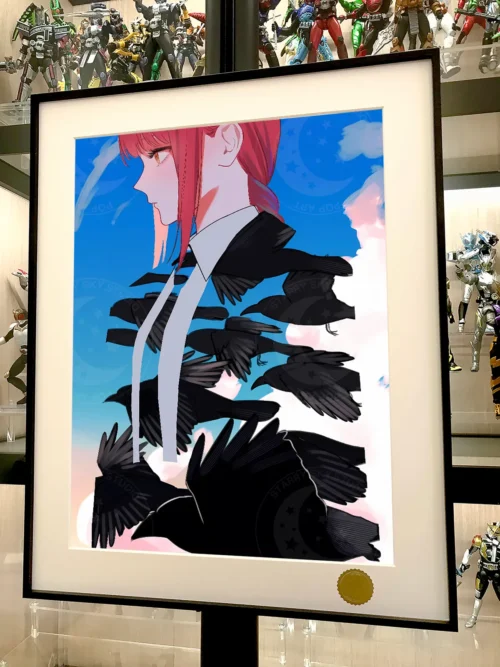 Crow Makima Decorative Painting - Chainsaw Man - Xingkong Studio - Image 2