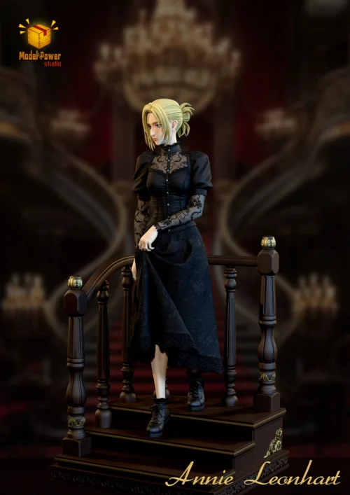 1/6 & 1/4 Scale Dinner Dress Ver. Annie Leonhart - Attack On Titan Resin Statue - Model Power Studio - Image 2