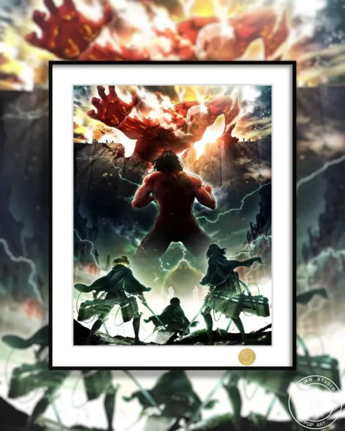 Protagonist Decorative Painting - Attack On Titan - H-TWO Studio - Image 1