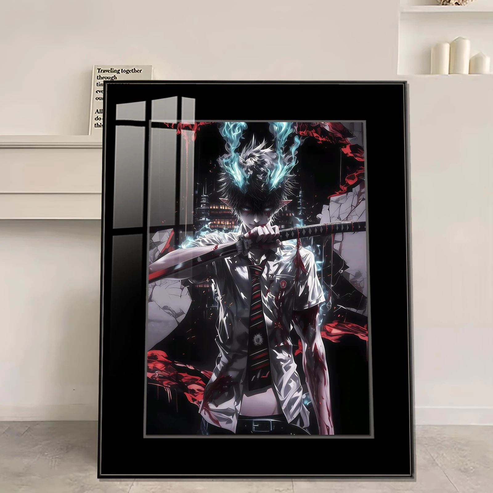 Rin Okumura Decorative Painting - Blue Exorcist Decorative Painting - JuZi Studio - Image 1