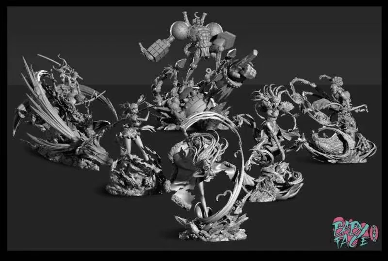 1/6 Scale Battle Scene Boa Hancock - ONE PIECE Resin Statue - Baby Face Studio - Image 9