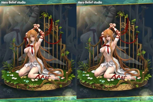 1/4 Scale Yuuki Asuna in Cage - Sword Art Online Resin Statue - Hero Belief Studios - Image 1