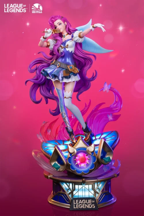 1/4 Scale Starry-Eyed Songstress Seraphine with LED - League of Legends (LOL) Official Resin Statue - Infinity Studios - Image 1