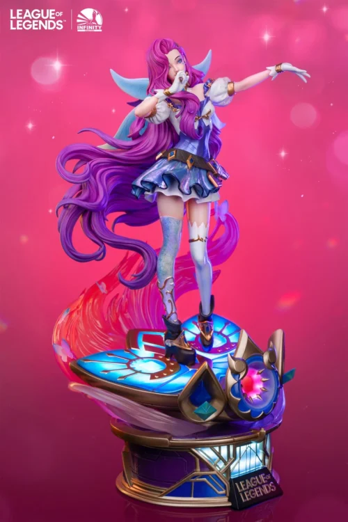 1/4 Scale Starry-Eyed Songstress Seraphine with LED - League of Legends (LOL) Official Resin Statue - Infinity Studios - Image 2