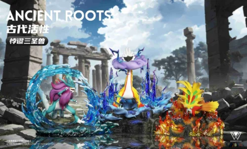 1/20 Scale World Zukan Walking Wake & Gouging Fire & Raging Bolt - Pokemon Resin Statue - Wonder Studio [Pre-Order] - Image 2