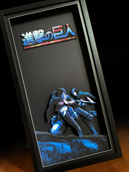 3D Decorative Paint of Light Guide Transformation Attack on Titan with LED - Attack on Titan Decorative Painting - Mystical Art Studios [Pre-Order] - Attack on Titan