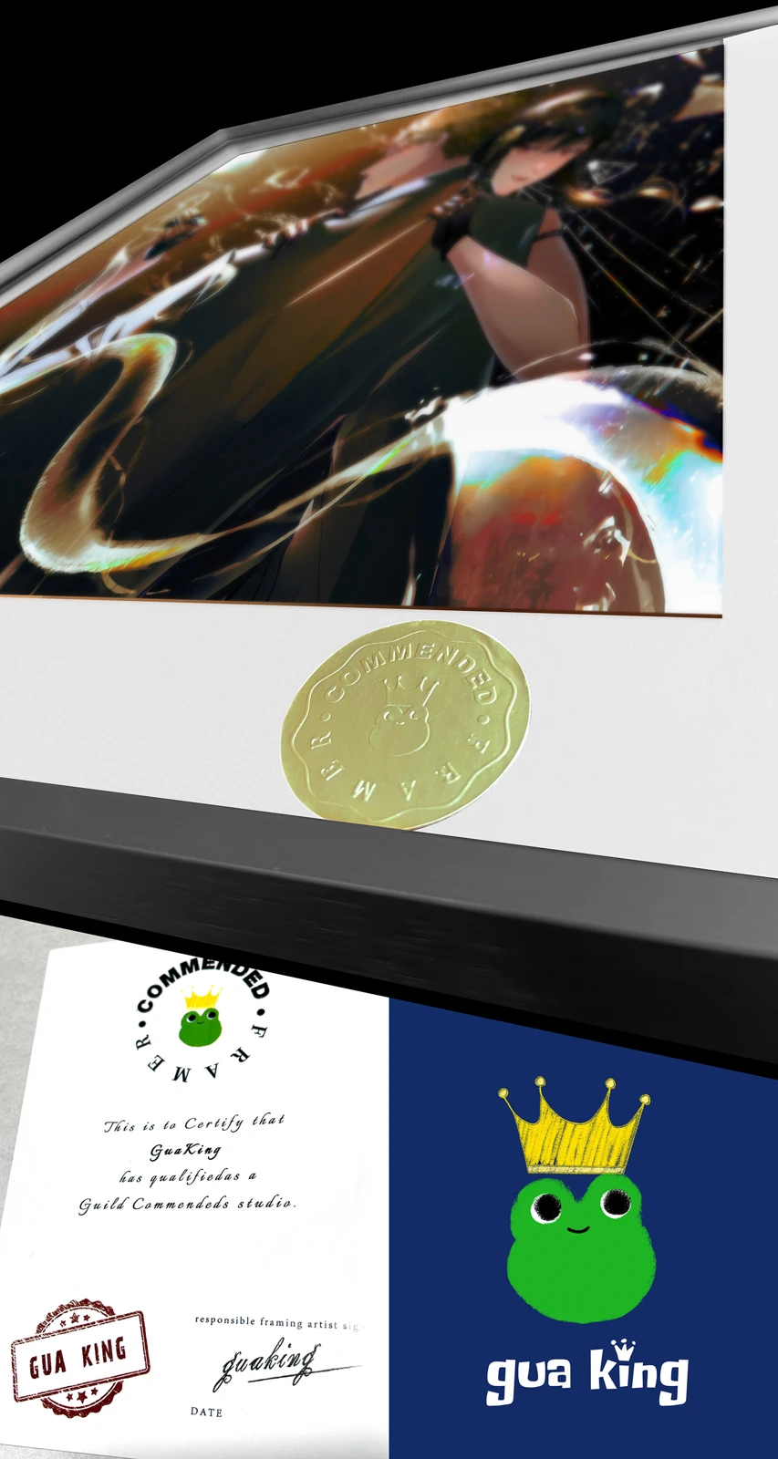 A3 & 4K Size Elegant Couple Decorative Painting - SPY X FAMILY Decoration Painting - HuangGua Studio - Image 3