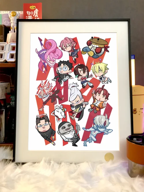 Chibi Ver. Dandadan Decorative Painting - Dandadan - Xingkong Studio - Image 2