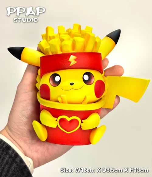 French Fries Cosplay Pikachu - Pokemon Resin Statue - PPAP Studios - Image 2