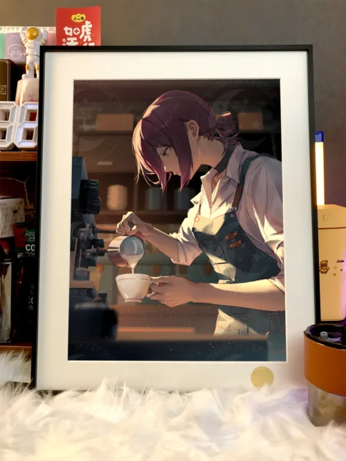 Barista Reze Decorative Painting - Chainsaw Man - Xingkong Studio - Image 2