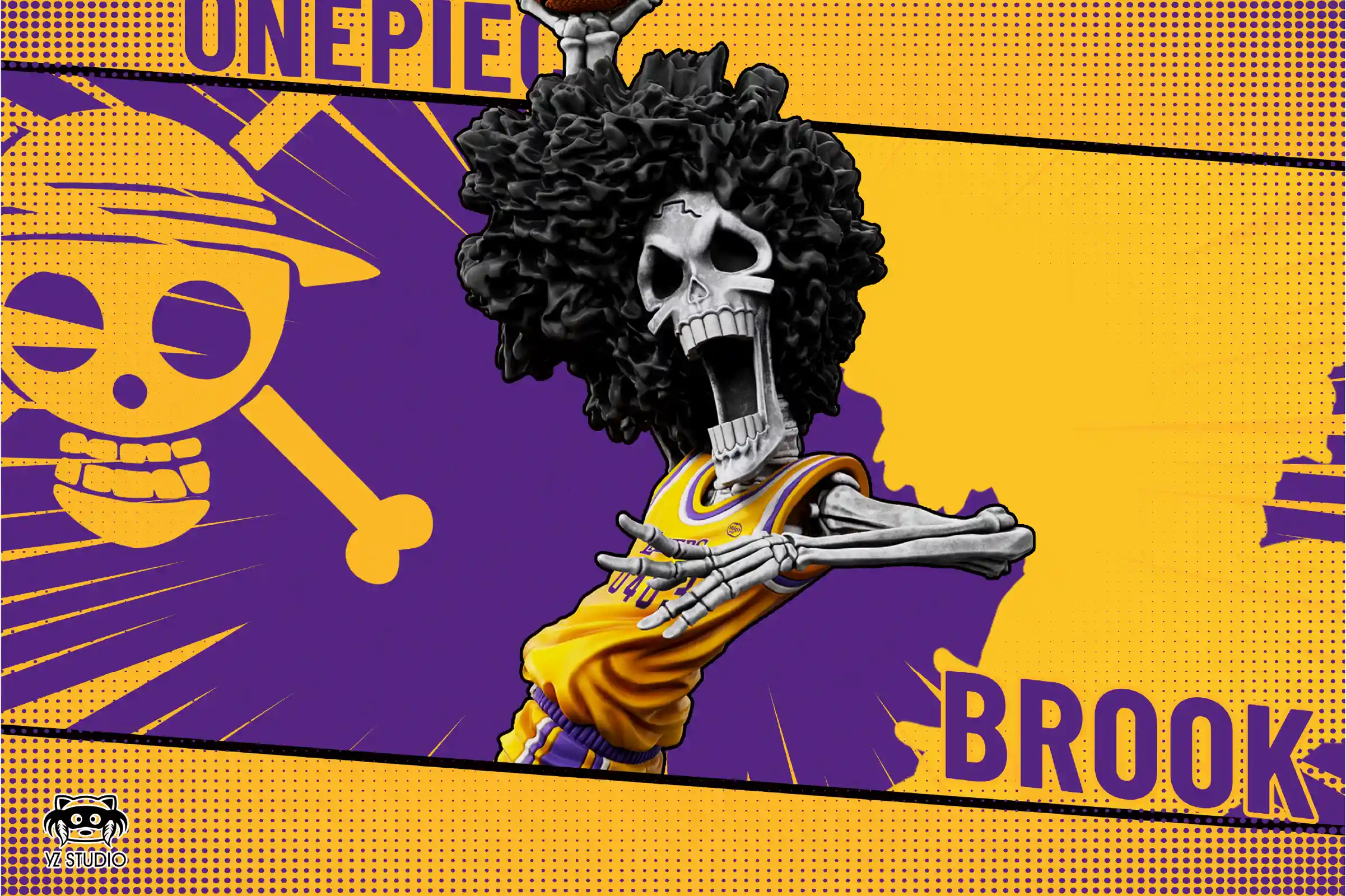 Lakers Suit Series 009 Brook - ONE PIECE Statue - YZ Studios - Image 2