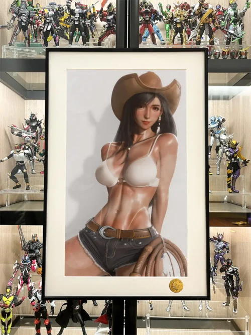 Cowboy Ver. Tifa Lockhart Decorative Painting - (FF7) Final Fantasy VII - Xingkong Studio - Image 2