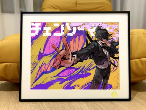 Fox Contract Aki Hayakawa Decorative Painting - Chainsaw Man - Xingkong Studio - Image 1