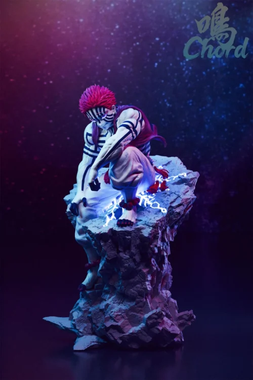 Akaza with LED - Demon Slayer: Kimetsu No Yaiba Resin Statue - Chord Studio - Image 1