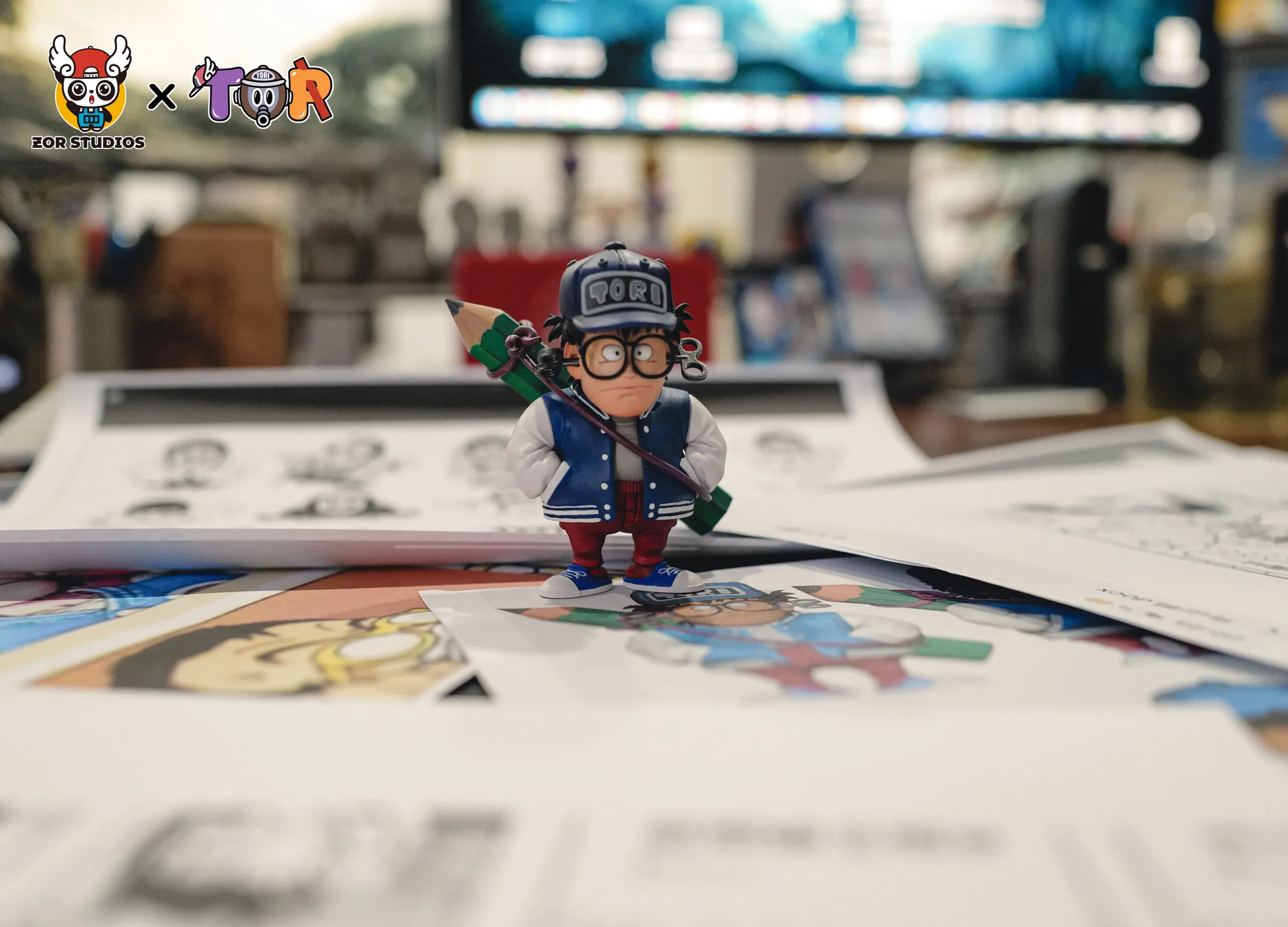 WCF Scale Baseball Uniform Akira Toriyama - Dragon Ball Resin Statue - ZOR Studios - Image 3