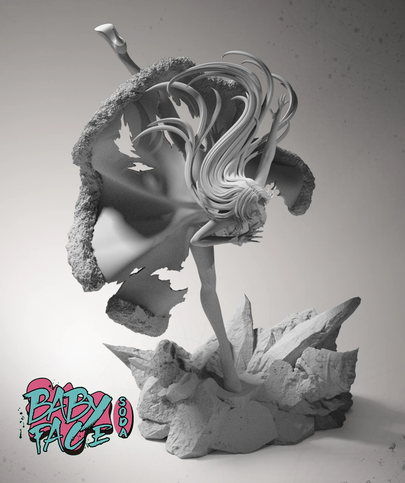 1/6 Scale Battle Scene Boa Hancock - ONE PIECE Resin Statue - Baby Face Studio - Image 8