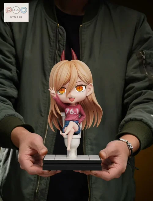 Chibi Ver. Power - Chainsaw Man Resin Statue - popo Studio - Image 1