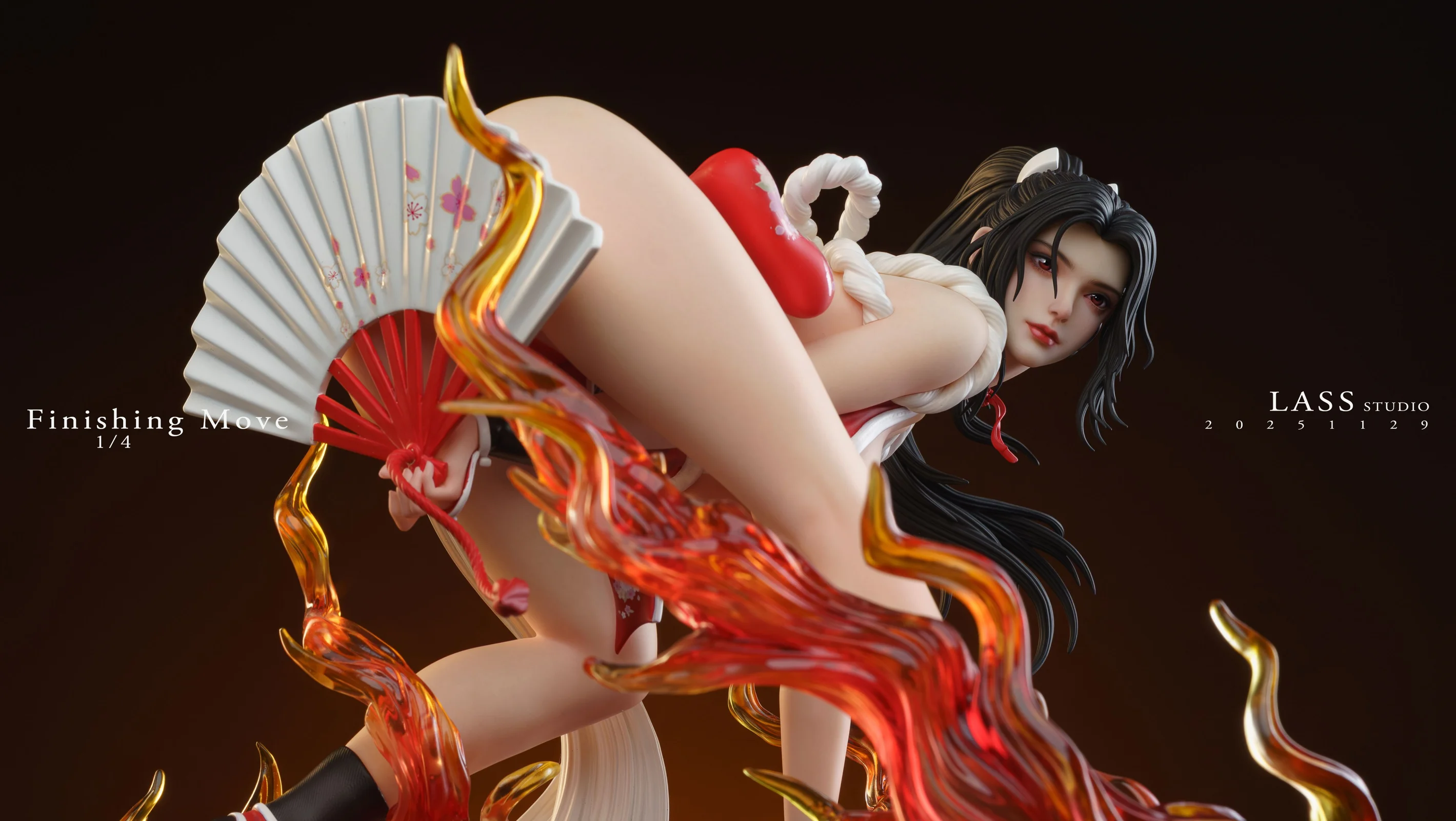 1/4 Scale Finishing Move Mai Shiranui - Street Fighter Resin Statue - LASS Studio - Image 9