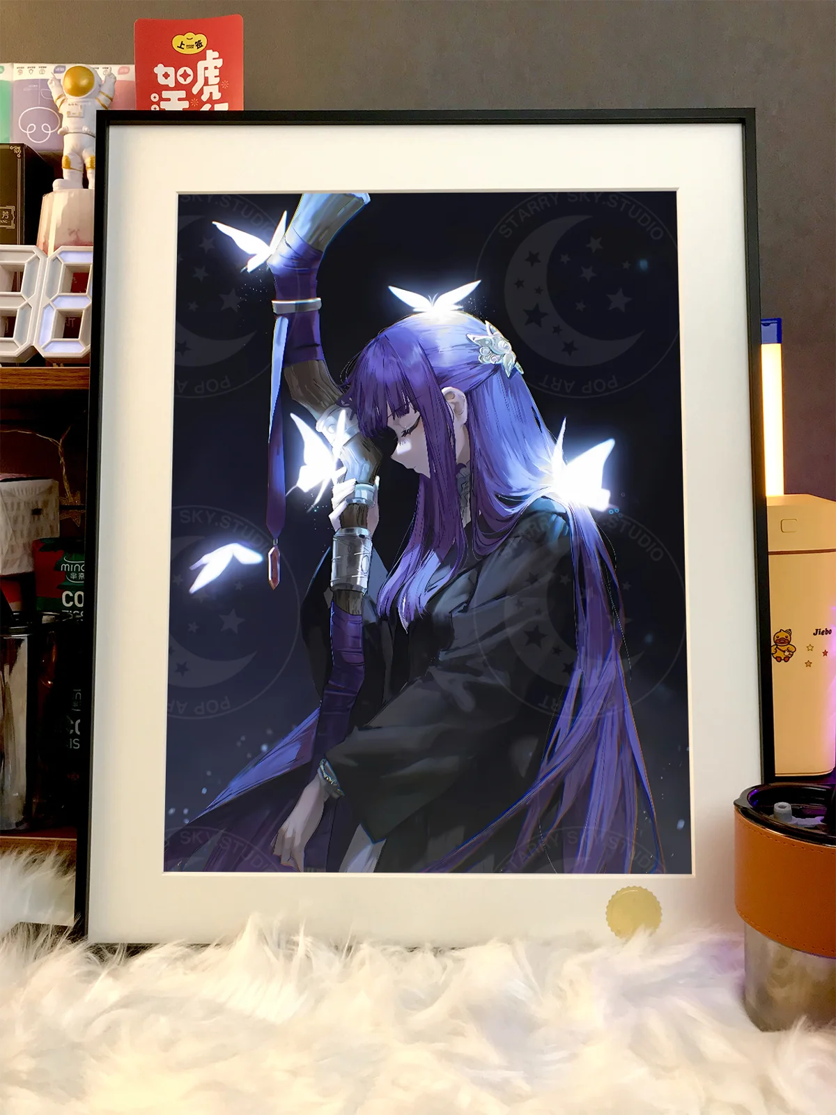 Butterflies Fern Decorative Painting - Frieren: Beyond Journey's End - Xingkong Studio - Image 2