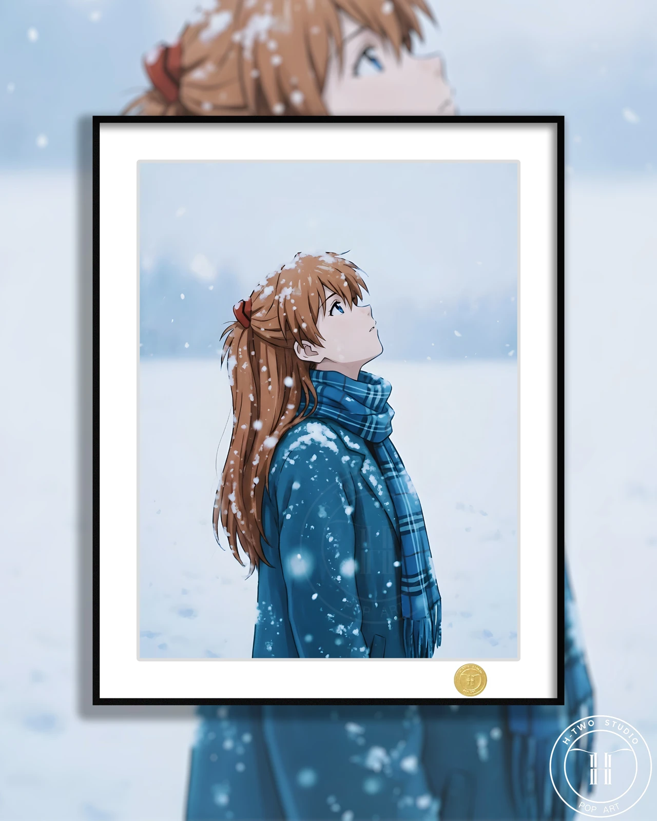Winter Ver. Asuka Langley Soryu Decorative Painting - (EVA) Neon Genesis EVAngelion - H-TWO Studio - Image 1