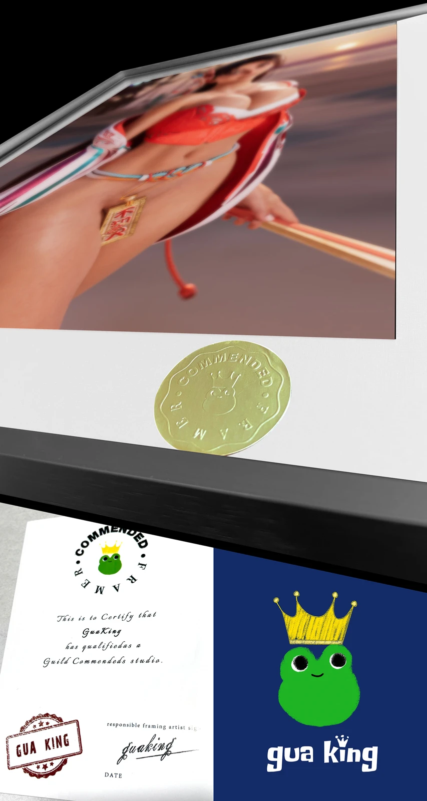 A3 & 4K Size Hot Ninja Mai Shiranui Decorative Painting - The King of Fighters Decoration Painting - HuangGua Studio - Image 4