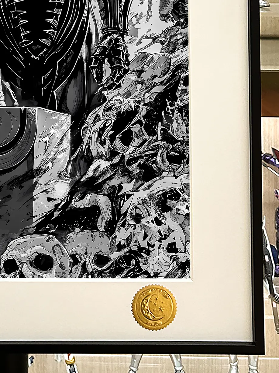 Black-and-White Style Guts Decorative Painting - Berserk - Xingkong Studio - Image 4