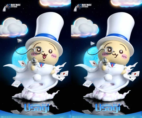 1/6 Scale Kaitou Kid Cosplay Usagi with LED - Detective Conan Chiikawa Resin Statue - Biubiu Studio - Image 1