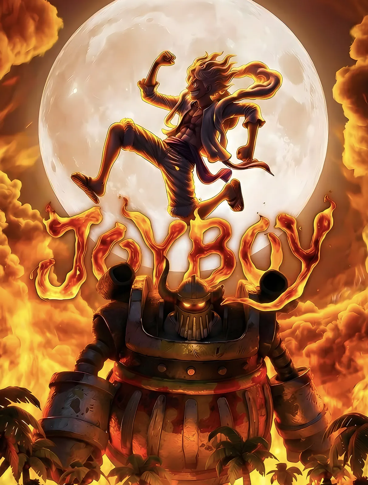 Nika Form Joy Boy Monkey D. Luffy Decorative Painting - ONE PIECE - H-TWO Studio - Image 3