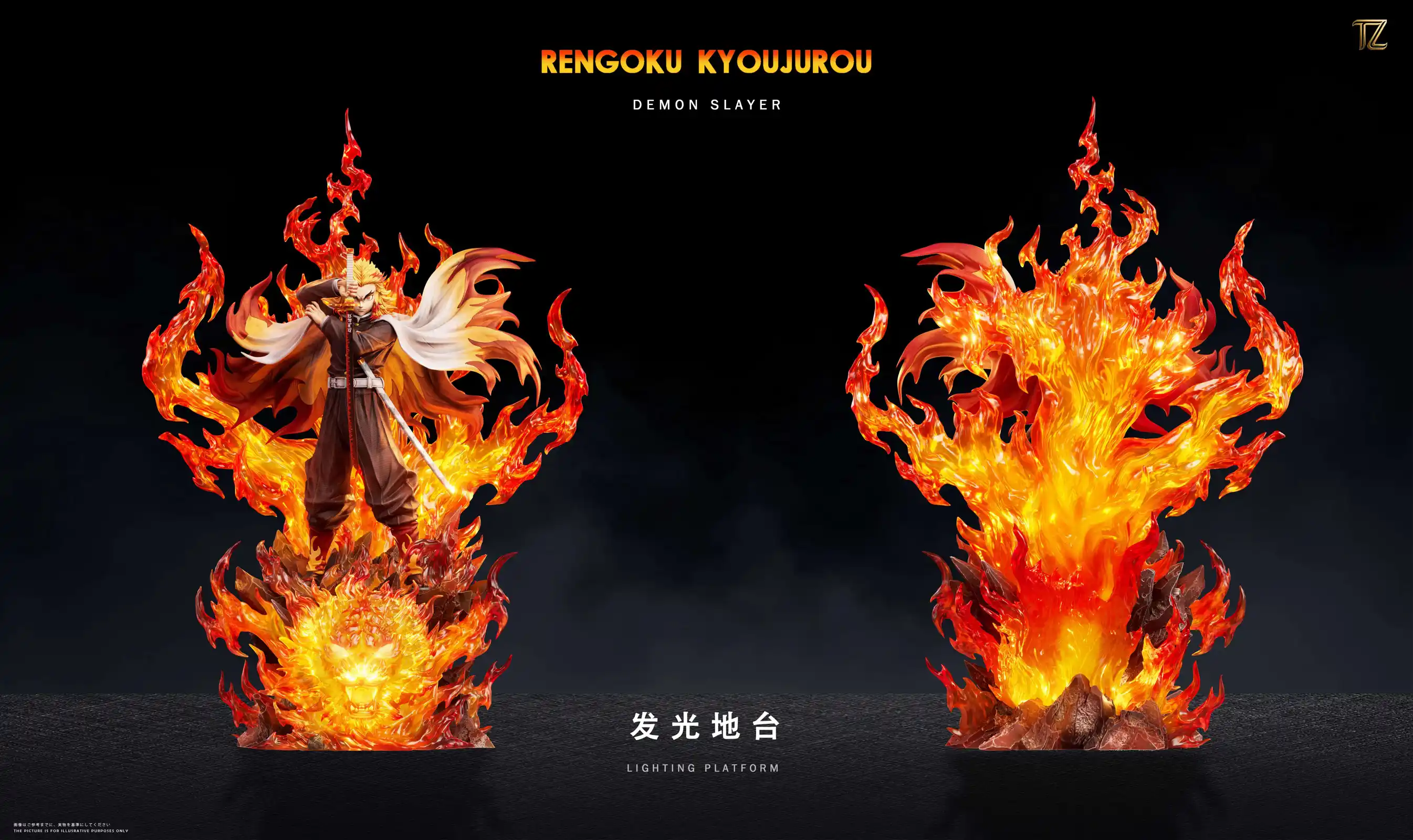 Kyojuro Rengoku - Demon Slayer: Kimetsu No Yaiba Resin Statue - TZ-Studio - Image 5
