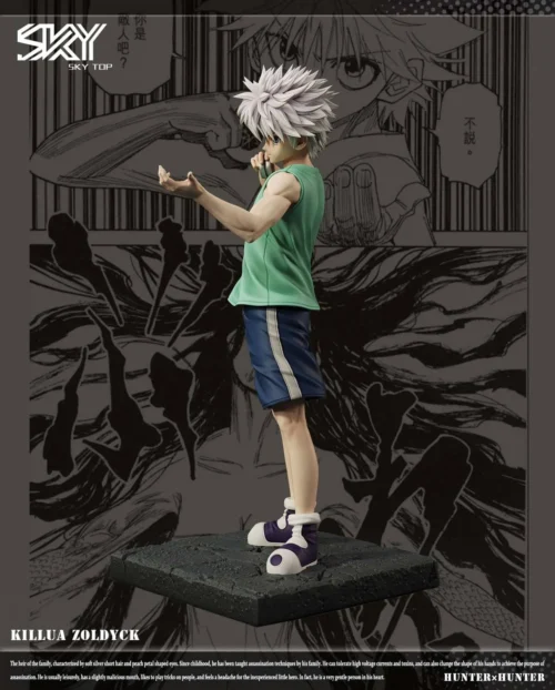 1/6 & 1/4 Scale Killua Zoldyck - HUNTER X HUNTER Resin Statue - Sky Top Studios - Image 2