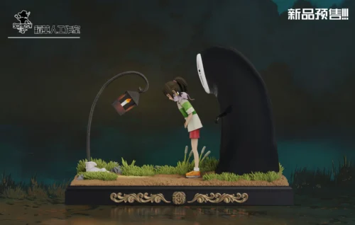 Chihiro Ogino & No-Face with LED - Spirited Away Resin Statue - Scarecrow Studio - Image 1