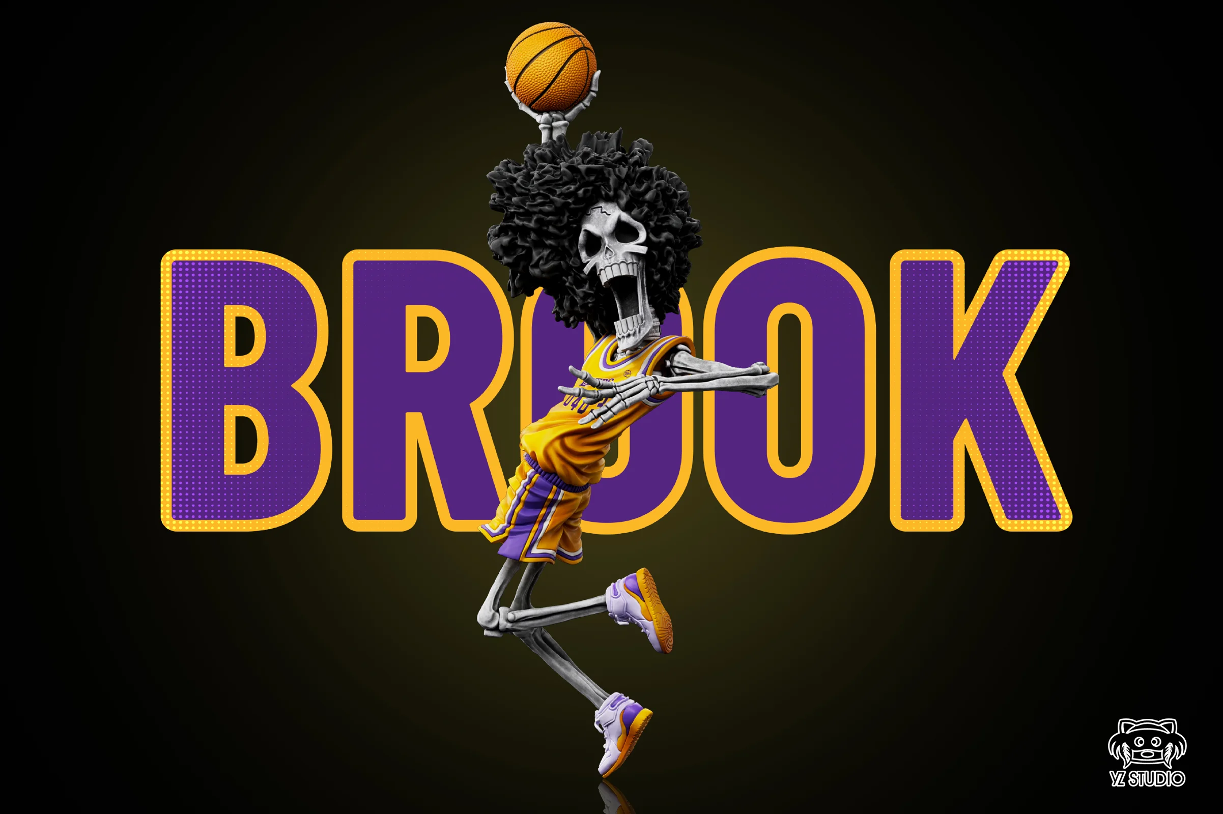 Lakers Suit Series 009 Brook - ONE PIECE Statue - YZ Studios - Image 1