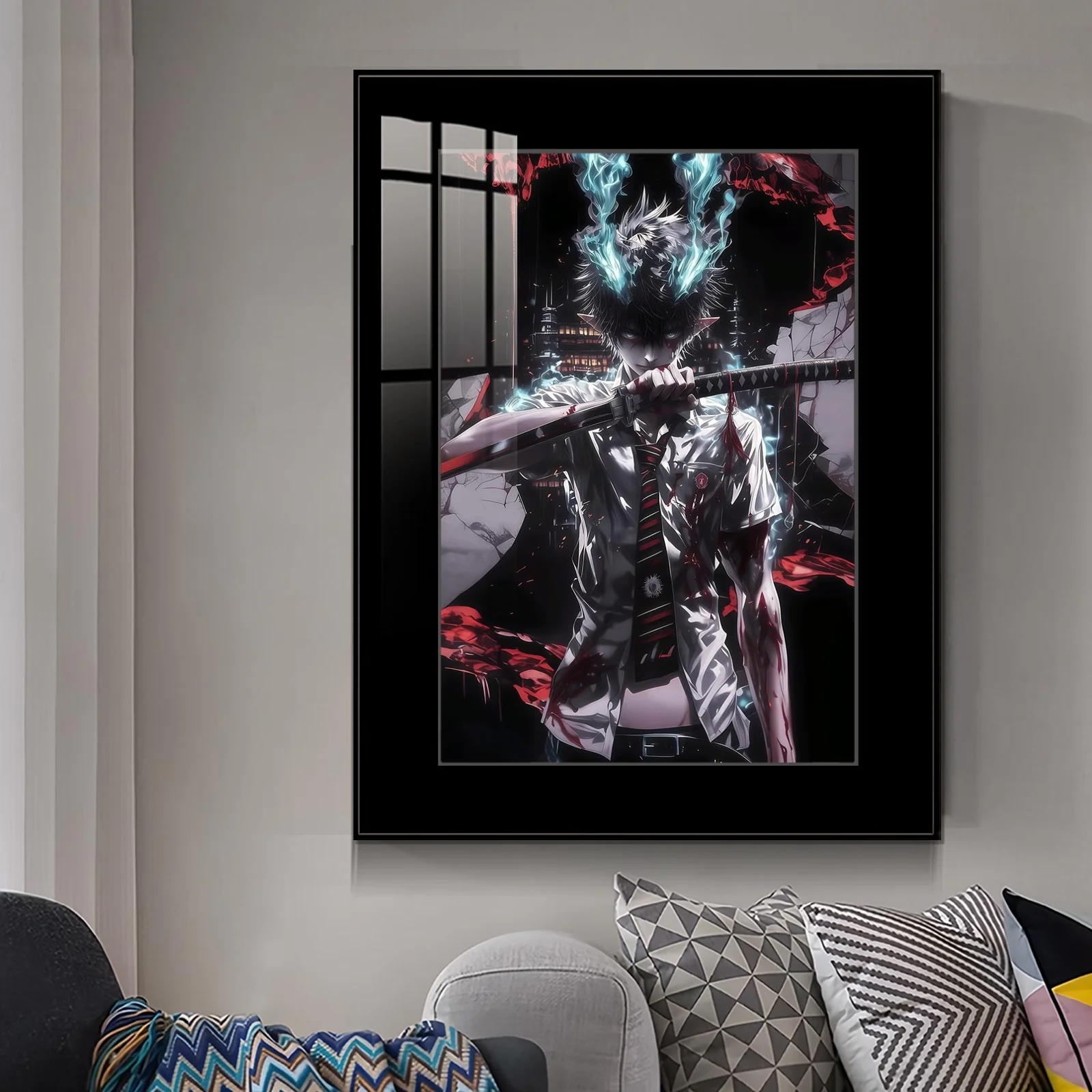 Rin Okumura Decorative Painting - Blue Exorcist Decorative Painting - JuZi Studio - Image 2