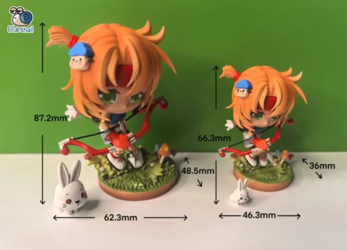 Big & Small Scale Bowman - MapleStory Resin Statue - Blue Snail Studio - Image 2