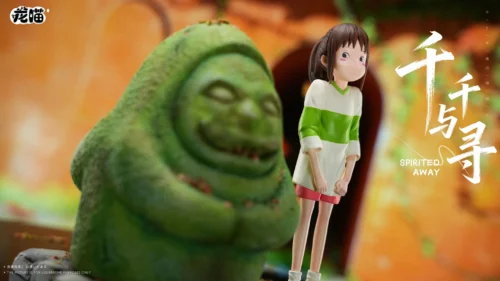 Chihiro Ogino & Dosojin Statue - Spirited Away Resin Statue - LongMiao Studio - Image 2