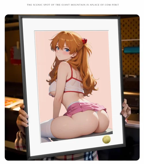 A3 & 4K Size Hot Girl Asuka Langley Soryu Decorative Painting - (EVA) Neon Genesis EVAngelion Decoration Painting - HuangGua Studio - Image 2