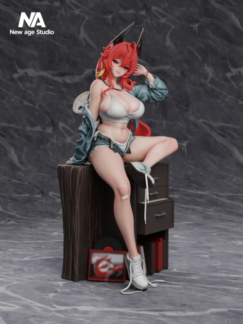 Retro Days Ver. Red Hood - Goddess of Victory: Nikke Resin Statue - New Age Studio - Image 1
