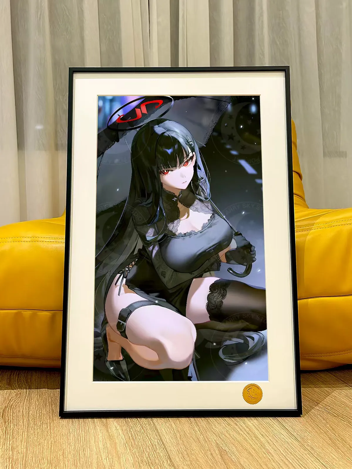 Black Cloth Ver. Tsukatsuki Rio Decorative Painting - Blue Archive - Xingkong Studio - Image 1