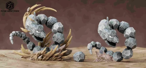 1/20 Scale World Zukan Onix - Pokemon Resin Statue - Flying Mouse Studio - Image 2