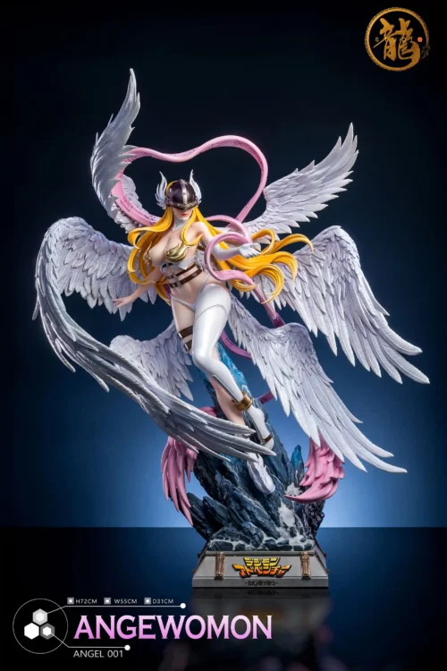 1/4 Scale Angewomon & Lady Devimon - Digimon Resin Statue - Dragon Studios - Image 2