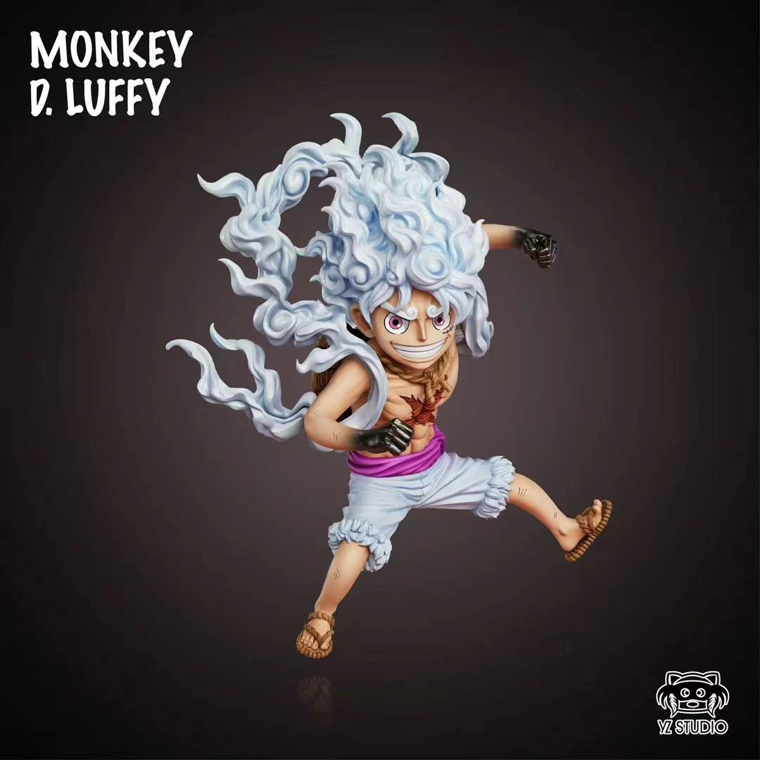 Future Island Arc Nika Punch Monkey D. Luffy & Jewelry Bonney - ONE PIECE Statue - YZ Studios - Image 3
