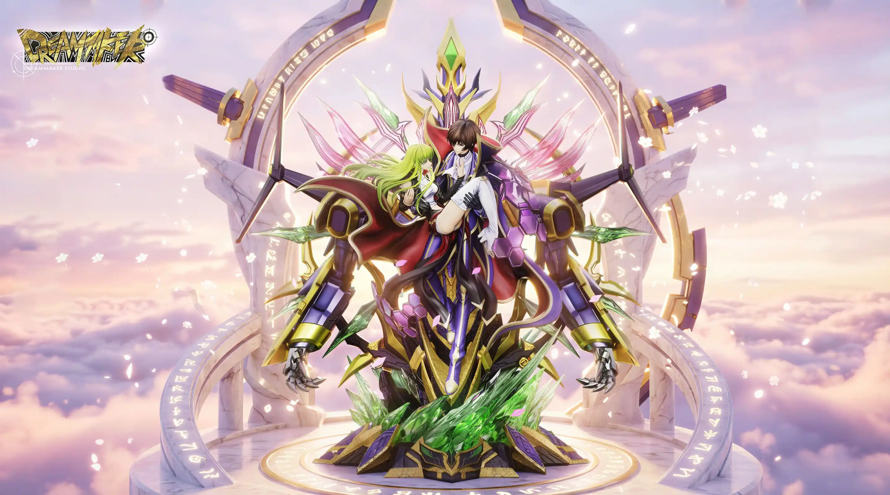 Lelouch vi Britannia with LED - Code Geass Resin Statue - Dreammaker Studio - Image 1